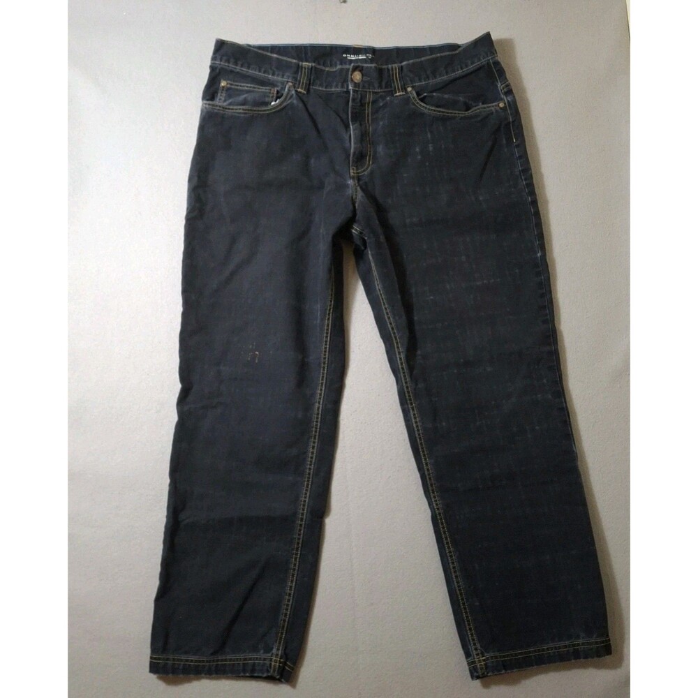 Columbia Mens Jeans 38x30 Omni-Shield Insect Repellancy Indigo Blue Straight